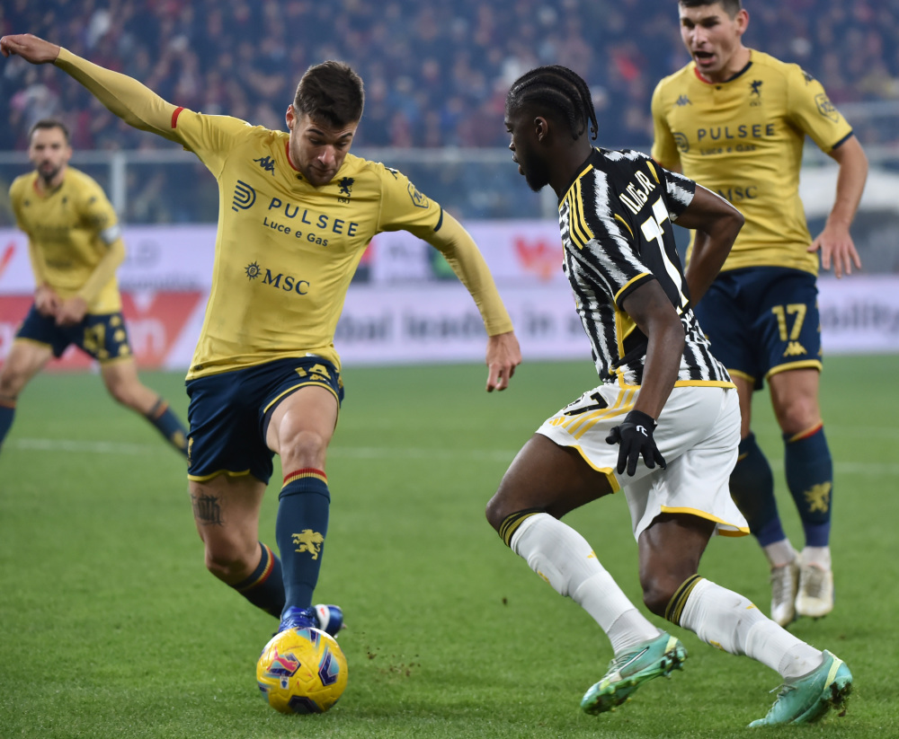 尤文图斯欲止连败，对手是实力不俗的热那亚