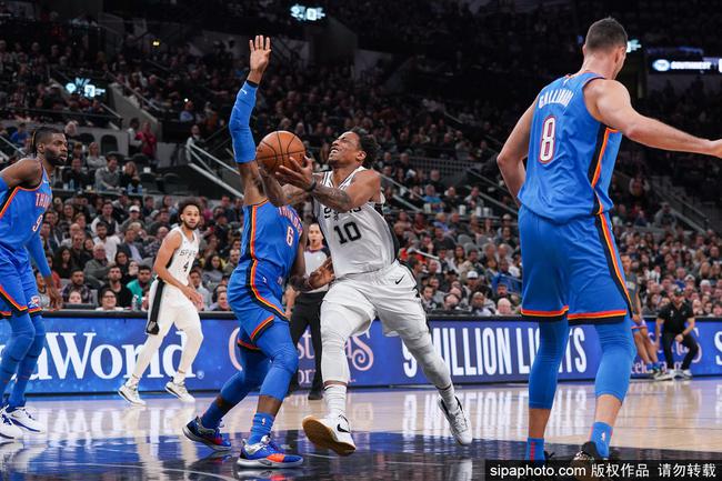 江苏队鏖战雷霆，德罗赞带队取胜